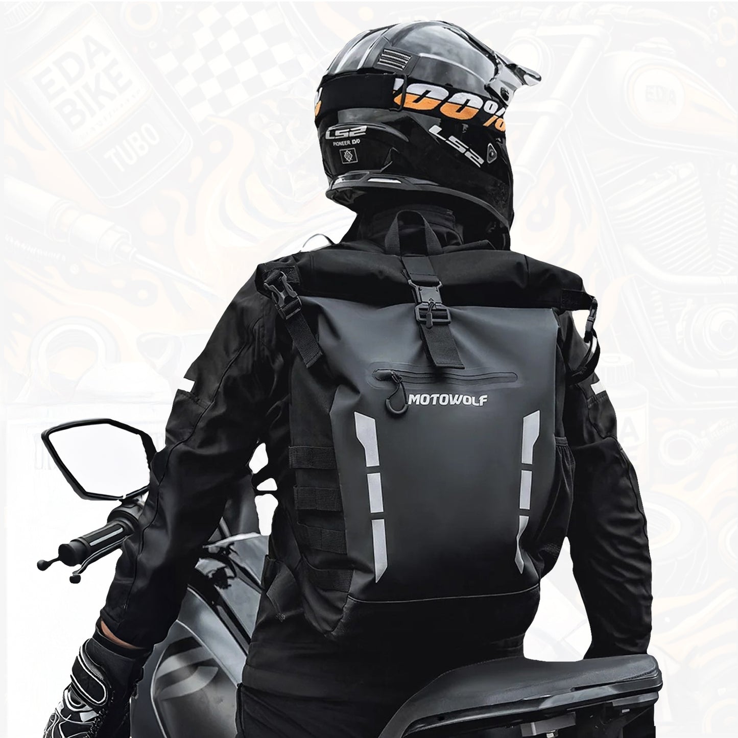 Sac à dos Moto étanche 20L