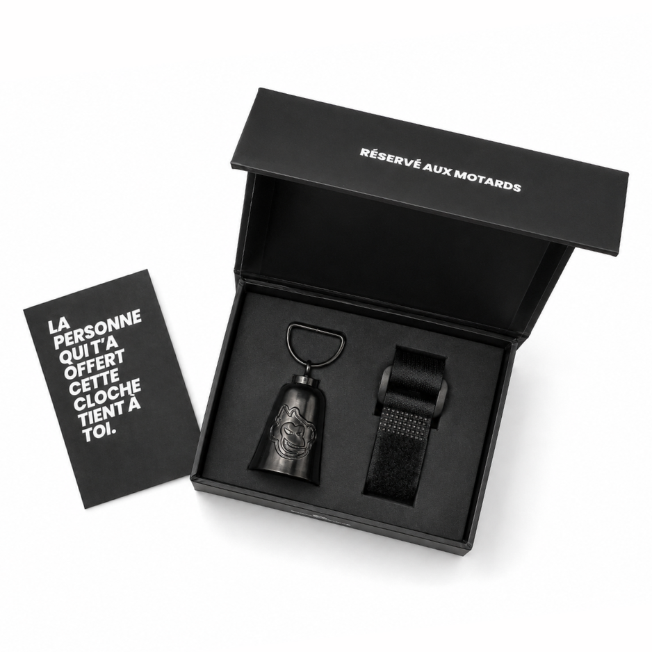 Guardian Bell Eda Bike gunmetal — coffret cadeau motard premium