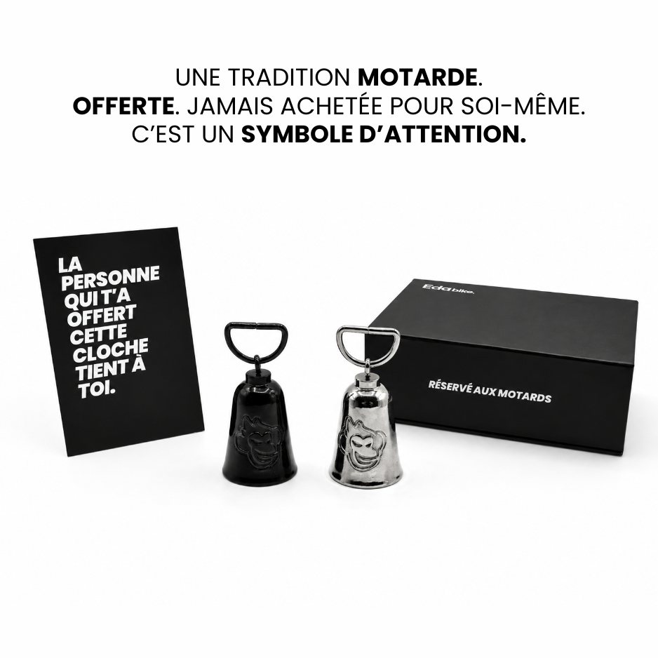 Guardian Bell — une tradition motarde offerte, jamais achetée pour soi