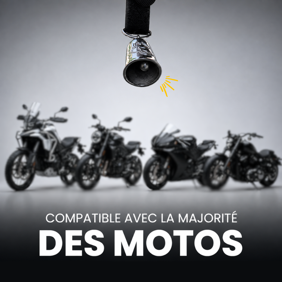 Guardian Bell compatible avec la majorité des motos